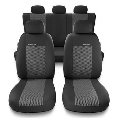 Coprisedili per Smart Forfour I, II (2004-2019) - fodere sedili universali  - set coprisedili auto - Auto-Dekor - X-Line - blu blu