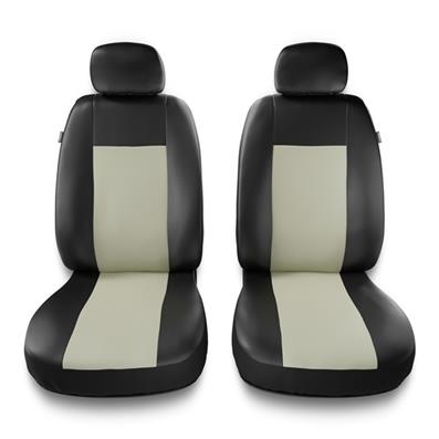 Coprisedili anteriori per Volkswagen Tiguan I, II (2007-2019) - fodere  sedili universali - set coprisedili auto - Auto-Dekor - Comfort 1+1 - beige  beige