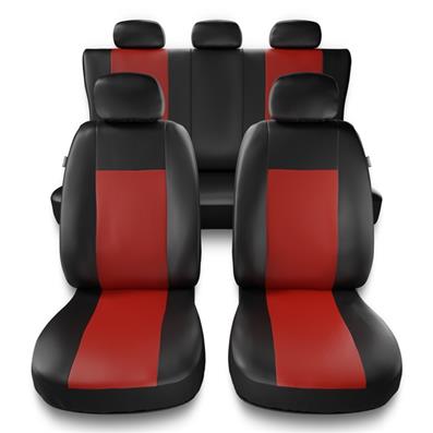 Coprisedili anteriori per Audi A1 I, II (2010-2019) - fodere sedili  universali - set coprisedili auto - Auto-Dekor - Comfort 1+1 - nero nero