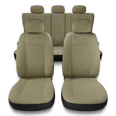 Coprisedili per Peugeot 306, 307, 308, 309 (1985-2019) - fodere sedili  universali - set coprisedili auto - Auto-Dekor - Comfort Plus - beige