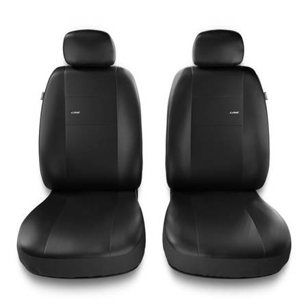 Coprisedili anteriori per Ford S-MAX I, II (2006-2019) - fodere sedili  universali - set coprisedili auto - Auto-Dekor - Comfort 1+1 - nero nero