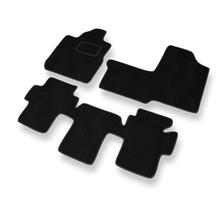 Tappetini auto in velluto per Fiat Multipla (1998-2010) - tappeti auto nero - DGS Autodywan