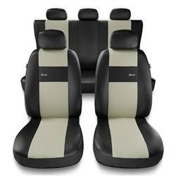 Coprisedili per Alfa Romeo 156 I, II (1997-2007) - fodere sedili universali - set coprisedili auto - Auto-Dekor - X-Line - beige