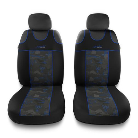 Coprisedili anteriori universali per Renault Clio II, III, IV (1990-2019) - Auto-Dekor - Stylus 1+1 - blu
