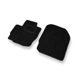 Tappetini auto in velluto per Mitsubishi Colt VII (2008-2012) - tappeti auto nero - DGS Autodywan