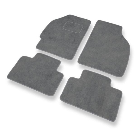 Tappetini auto in velluto per Fiat Punto II (1999-2011) - tappeti auto grigio - DGS Autodywan