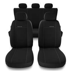 Coprisedili per Alfa Romeo 159 (2005-2011) - fodere sedili universali - set coprisedili auto - Auto-Dekor - Prestige - nero