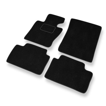 Tappetini auto in velluto per BMW X3 I E83 (2000-2010) - tappeti auto nero - DGS Autodywan