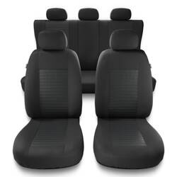 Coprisedili per Renault Talisman (2015-2023) - fodere sedili universali - set coprisedili auto - Auto-Dekor - Modern - MC-2 (grigio)
