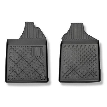 Tappetini auto in TPE per Aixam Crossover Crossover (10.2016-....) - tappeti auto neri - Aristar - Guardliner - completo - 2 pz.