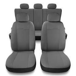 Coprisedili per Opel Tigra A, B (1994-2009) - fodere sedili universali - set coprisedili auto - Auto-Dekor - Prestige - grigio