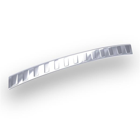 Protezione per paraurti posteriore in acciaio per Opel Meriva B Monovolume (5 porte) - (2010-2013) - Croni - Trapezi - argento (satinato)