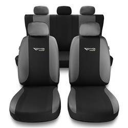 Coprisedili per Alfa Romeo 156 I, II (1997-2007) - fodere sedili universali - set coprisedili auto - Auto-Dekor - Tuning - argento