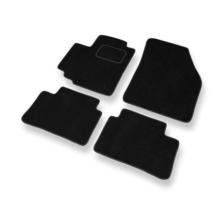 Tappetini auto in velluto per Suzuki Alto VI (2009-2014) - tappeti auto nero - DGS Autodywan