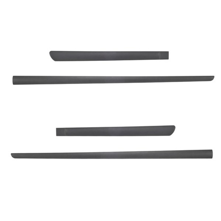 Protezioni laterali nere per Toyota Yaris II Hatchback (5 porte) - (2005-2010) - Rider