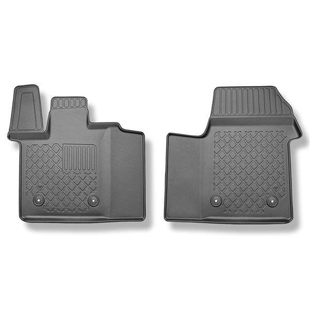 Tappetini auto in TPE per Volkswagen Multivan T7 Van (10.2021-....) - tappeti auto neri - Aristar - Guardliner - anche per gli eHybrid PHEV; interasse corta (L1) oppure lunga (L2) - completo - 2 pz.