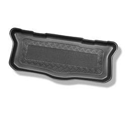 Vasca baule per Peugeot 108 Hatchback (07.2014-11.2021) - tappetino per bagagliaio - tappeto bagagliaio per auto - Aristar - Standard