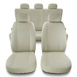 Coprisedili per Alfa Romeo MiTo (2008-2018) - fodere sedili universali - set coprisedili auto - Auto-Dekor - Comfort Plus - beige