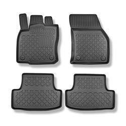 Tappetini auto in TPE per Audi Q2 GA SUV (10.2016-....) - tappeti auto neri - Aristar - Guardliner - completo - 4 pz.