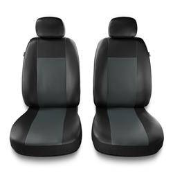 Coprisedili anteriori per Alfa Romeo 156 I, II (1997-2007) - fodere sedili universali - set coprisedili auto - Auto-Dekor - Comfort 1+1 - grigio