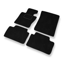 Tappetini auto in velluto per BMW X3 I E83 (2000-2010) - tappeti auto nero - DGS Autodywan