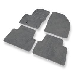 Tappetini auto in velluto per Ford C-Max I (2003-2010) - tappeti auto grigio - DGS Autodywan