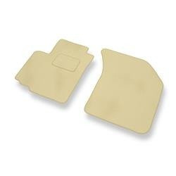 Tappetini auto in velluto per Fiat Sedici (2005-2014) - tappeti auto beige - DGS Autodywan