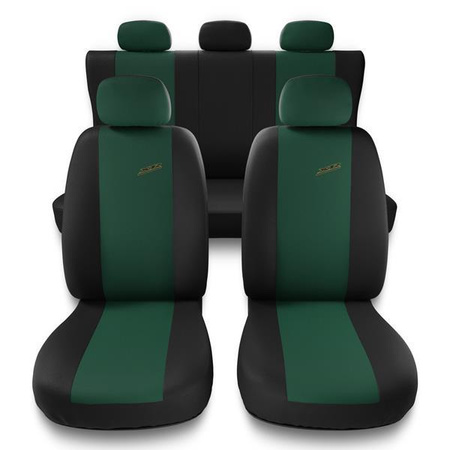 Coprisedili per Alfa Romeo 166 I, II, III (1998-2007) - fodere sedili universali - set coprisedili auto - Auto-Dekor - XR - verde