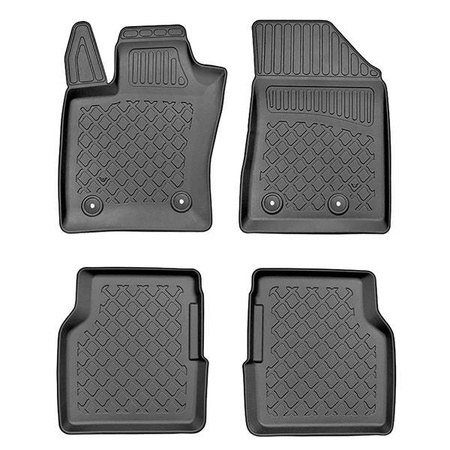 Tappetini auto in TPE per Jeep Compass II SUV (08.2017-....) - tappeti auto neri - Aristar - Guardliner - non per versione Plug-in ibrida - completo - 4 pz.