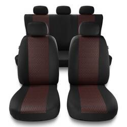 Coprisedili per Renault Talisman (2015-2023) - fodere sedili universali - set coprisedili auto - Auto-Dekor - Profi - rosso