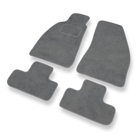 Tappetini auto in velluto per Alfa Romeo GTV (1995-2006) - tappeti auto grigio - DGS Autodywan