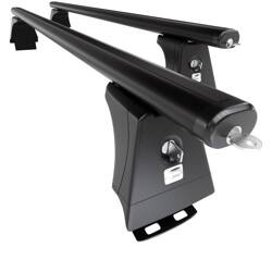 Barre portatutto in alluminio per Honda CR-V III SUV (2007-2011) - portapacchi auto colore nero - portabagagli barre da tetto - Amos - β-104 - Aero - con punti di fissaggio di serie