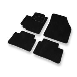 Tappetini auto in velluto per Suzuki Alto VI (2009-2014) - tappeti auto nero - DGS Autodywan