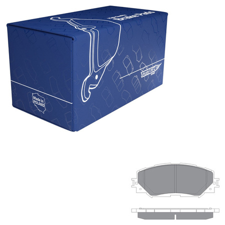 Pastiglie freni per Toyota Auris II Hatchback (2012-2018) - Tomex - TX 14-72 (asse anteriore)