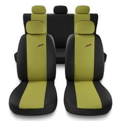 Coprisedili per Jeep Compass I, II (2007-....) - fodere sedili universali - set coprisedili auto - Auto-Dekor - XR - giallo