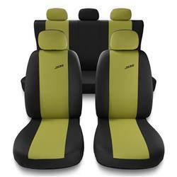 Coprisedili per Alfa Romeo 159 (2005-2011) - fodere sedili universali - set coprisedili auto - Auto-Dekor - XR - giallo