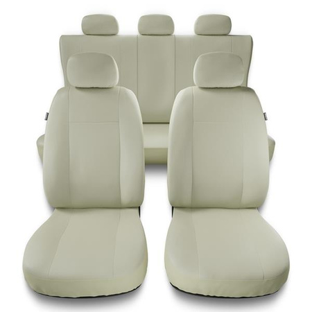 Coprisedili per Nissan Micra K11, K12, K13, K14 (1992-2019) - fodere sedili universali - set coprisedili auto - Auto-Dekor - Comfort Plus - beige