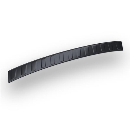 Protezione per paraurti posteriore in acciaio per Honda Civic X Hatchback (5 porte) - (2017-2021) - Croni - Trapezi - nero (superficie satinata)