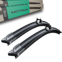 Spazzole tergicristallo anteriori per Fiat 124 Spider Roadster (03.2016-2020) - tergicristalli auto - lame tergilunotto - Motgum - spazzole piatte ECO