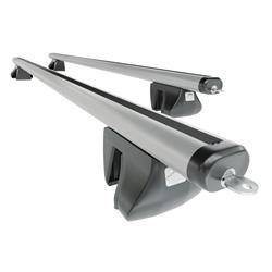 Barre portatutto in alluminio per Alfa Romeo 156 Crosswagon (2004-2007) - portapacchi auto colore argento - portabagagli barre da tetto - Amos - Alfa - Aero - corrimano