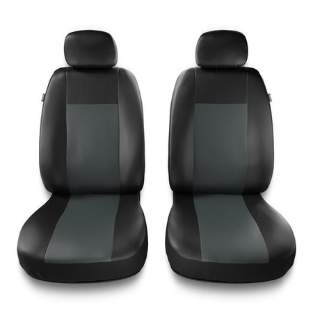 Coprisedili anteriori per Alfa Romeo 156 I, II (1997-2007) - fodere sedili universali - set coprisedili auto - Auto-Dekor - Comfort 1+1 - grigio
