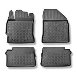 Tappetini auto in TPE per Toyota Auris II Hatchback (01.2013-12.2018) - tappeti auto neri - Aristar - Guardliner - anche per la versione ibrida - completo - 4 pz.