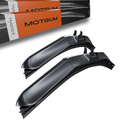 Spazzole tergicristallo anteriori per BMW 1 F20, F21 Hatchback (09.2011-05.2019) - tergicristalli auto - lame tergilunotto - Motgum - spazzole ibride X