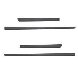 Protezioni laterali nere per Toyota Yaris II Hatchback (5 porte) - (2005-2010) - Rider