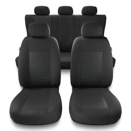 Coprisedili per Renault Talisman (2015-2023) - fodere sedili universali - set coprisedili auto - Auto-Dekor - Modern - MC-2 (grigio)