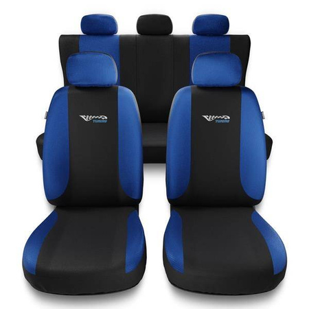Coprisedili per Alfa Romeo 156 I, II (1997-2007) - fodere sedili universali - set coprisedili auto - Auto-Dekor - Tuning - blu