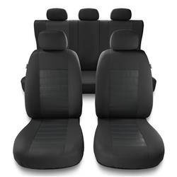 Coprisedili per Alfa Romeo 166 I, II, III (1998-2007) - fodere sedili universali - set coprisedili auto - Auto-Dekor - Modern - MG-2 (grigio)
