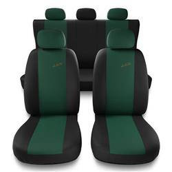 Coprisedili per Alfa Romeo 166 I, II, III (1998-2007) - fodere sedili universali - set coprisedili auto - Auto-Dekor - XR - verde