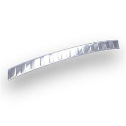 Protezione per paraurti posteriore in acciaio per Opel Meriva B Monovolume (5 porte) - (2010-2013) - Croni - Trapezi - argento (satinato)