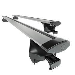 Barre portatutto in alluminio per Mazda CX-5 SUV (2017-....) - portapacchi auto colore argento - portabagagli barre da tetto - Amos - Boss - Dynamic - corrimano integrati